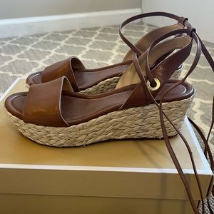 Michael Michael Kors Lace Up Flatform Sz 7